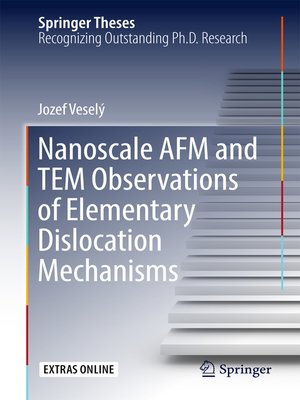cover image of Nanoscale AFM and TEM Observations of Elementary Dislocation Mechanisms